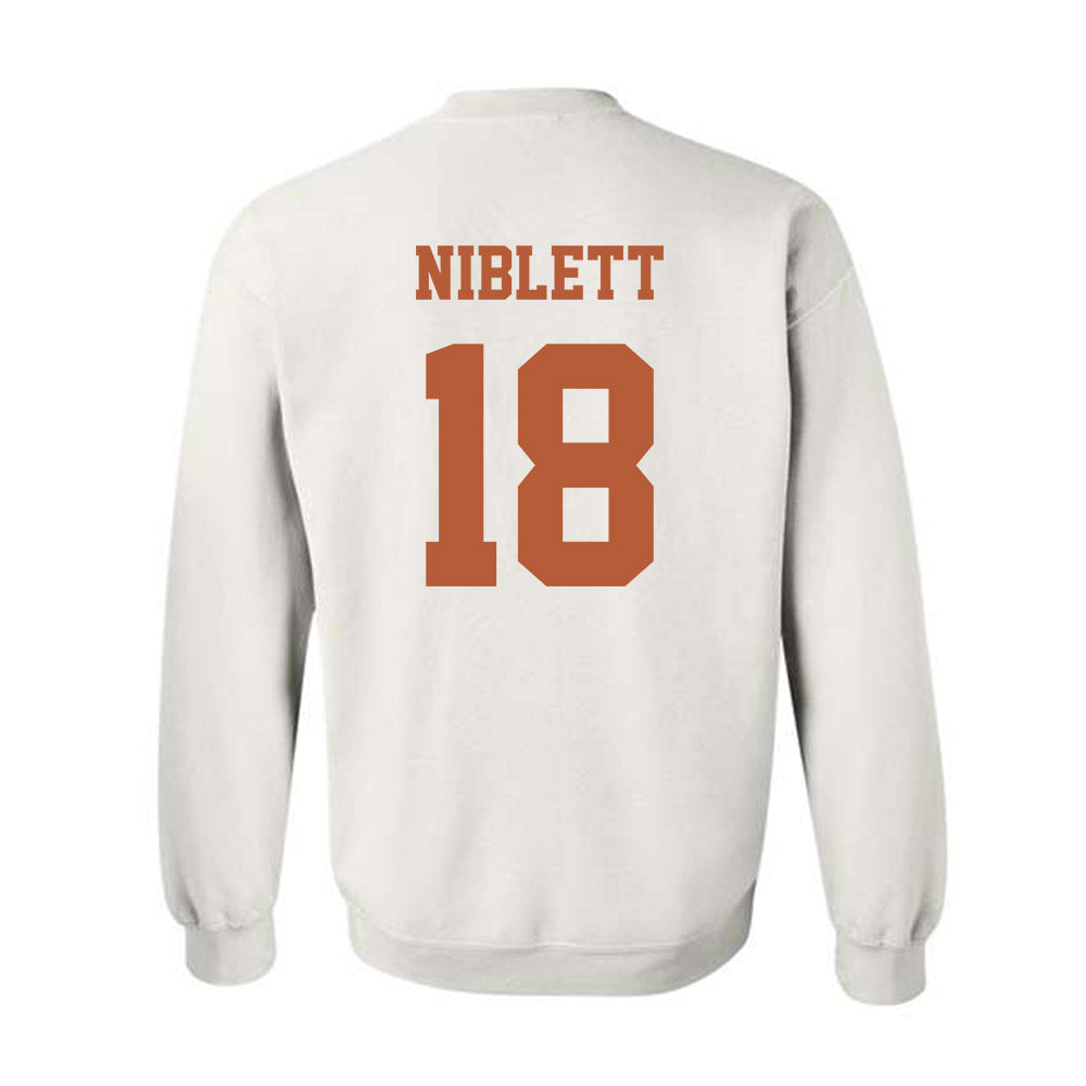 Texas - NCAA Football : Ryan Niblett - Classic Shersey Crewneck Sweatshirt