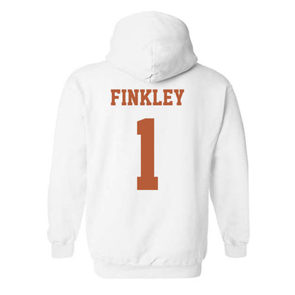 Texas - NCAA Football : Justice Finkley - Classic Shersey Hooded Sweatshirt