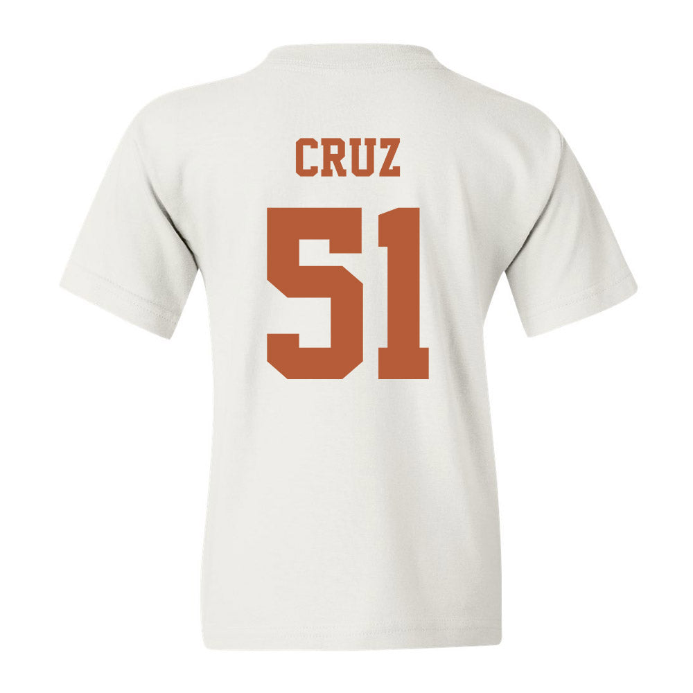 Texas - NCAA Football : Daniel Cruz - Classic Shersey Youth T-Shirt