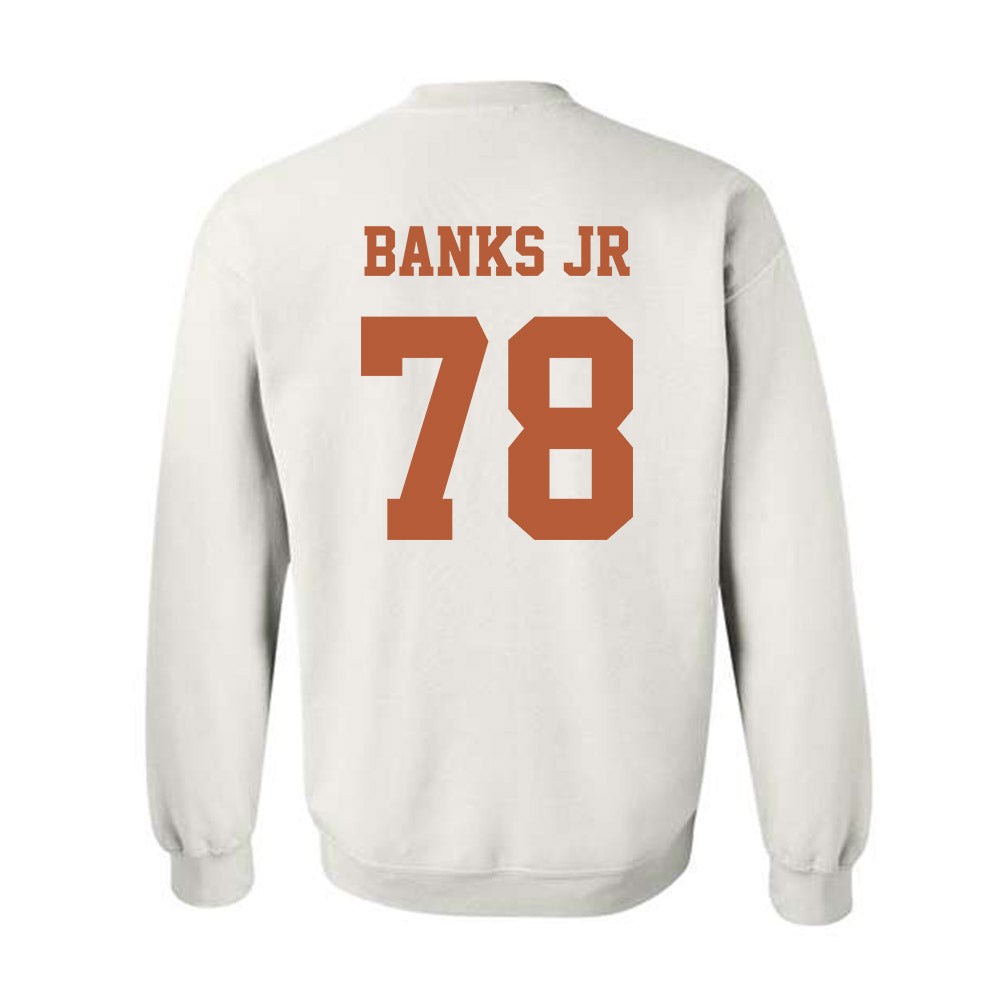 Texas - NCAA Football : Kelvin Banks Jr - Classic Shersey Crewneck Sweatshirt