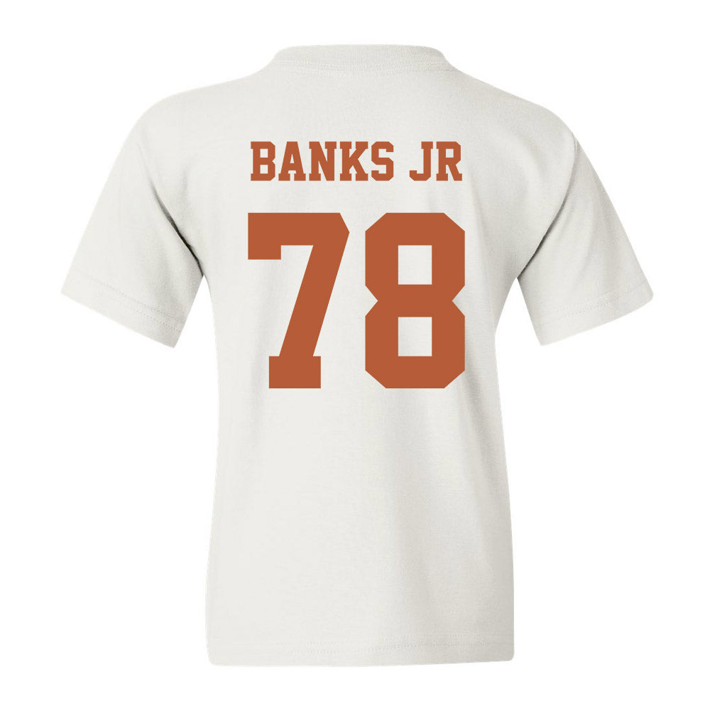 Texas - NCAA Football : Kelvin Banks Jr - Classic Shersey Youth T-Shirt