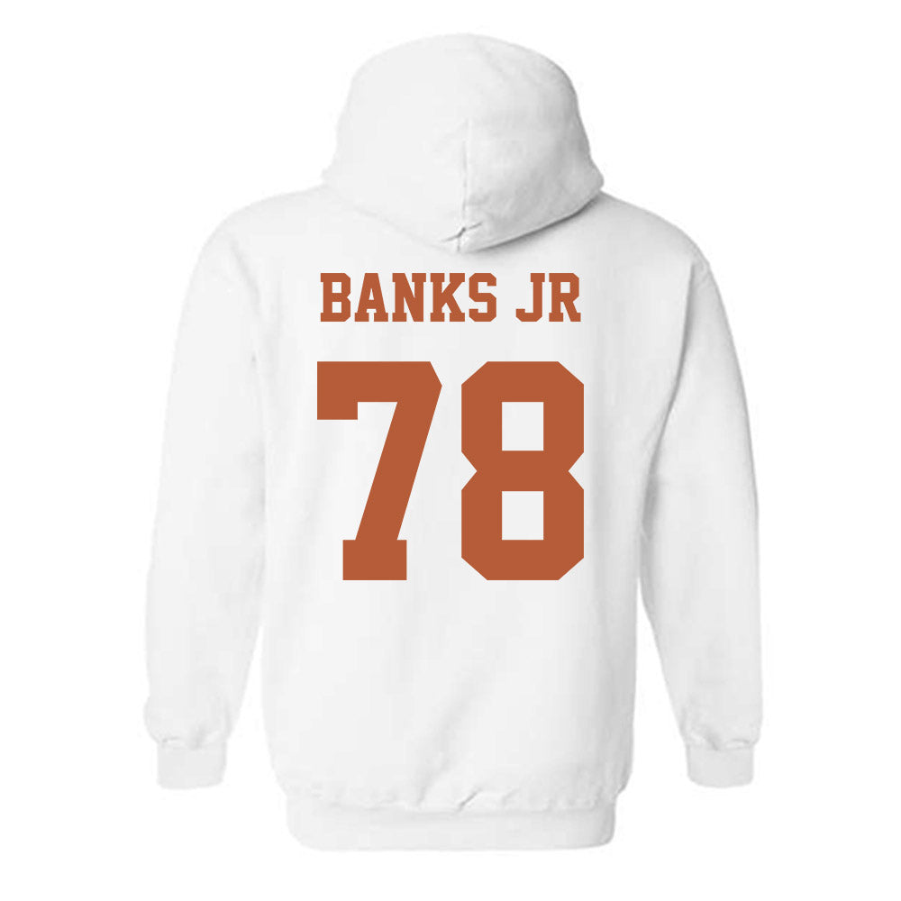 Texas - NCAA Football : Kelvin Banks Jr - Classic Shersey Hooded Sweatshirt