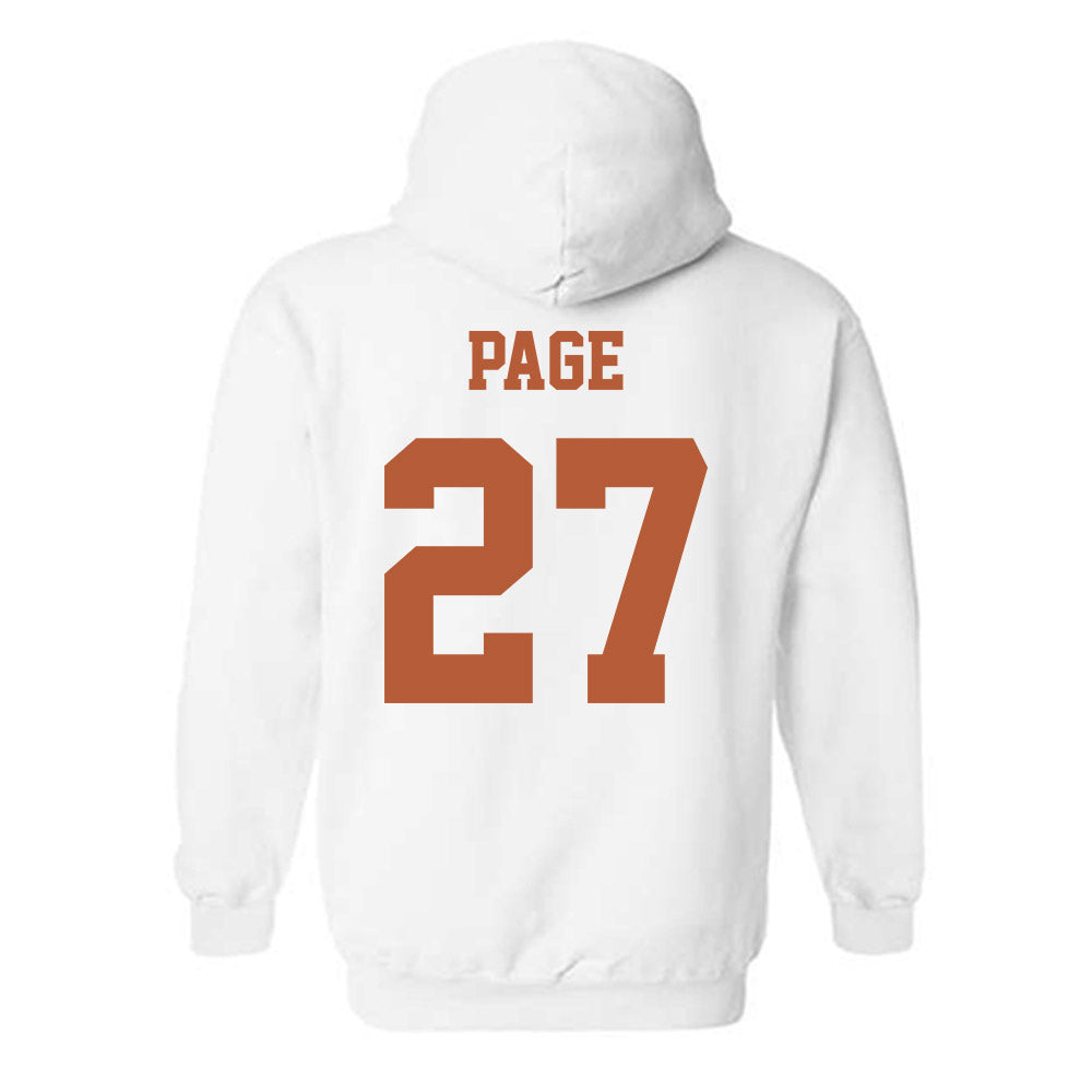 Texas - NCAA Football : Colin Page - Classic Shersey Hooded Sweatshirt