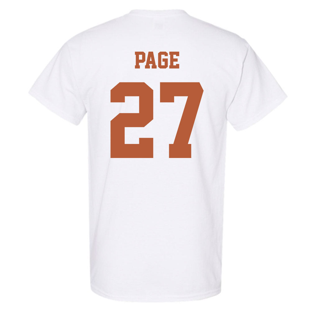 Texas - NCAA Football : Colin Page - Classic Shersey T-Shirt