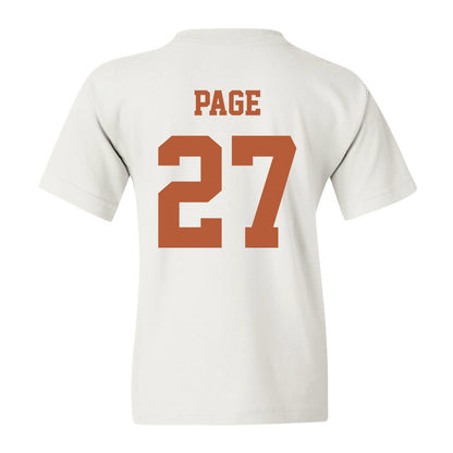 Texas - NCAA Football : Colin Page - Classic Shersey Youth T-Shirt