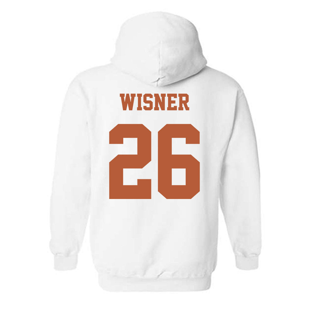 Texas - NCAA Football : Quintrevion Wisner - Classic Shersey Hooded Sweatshirt