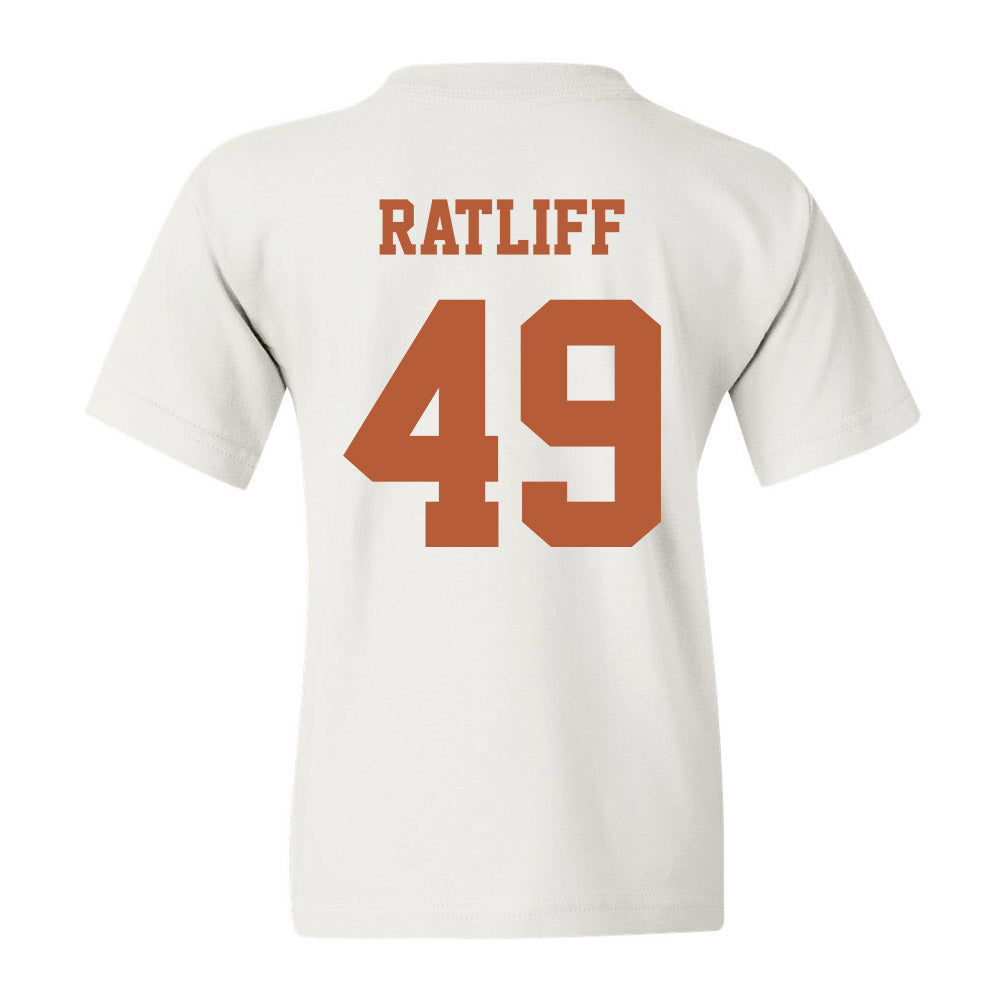 Texas - NCAA Football : Ian Ratliff - Classic Shersey Youth T-Shirt