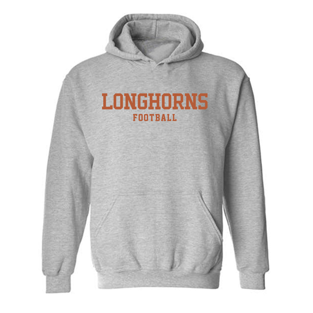 Texas - NCAA Football : Justice Finkley - Classic Shersey Hooded Sweatshirt