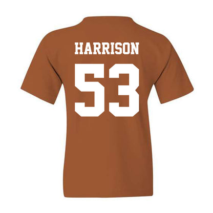 Texas - NCAA Baseball : Luke Harrison - Classic Shersey Youth T-Shirt