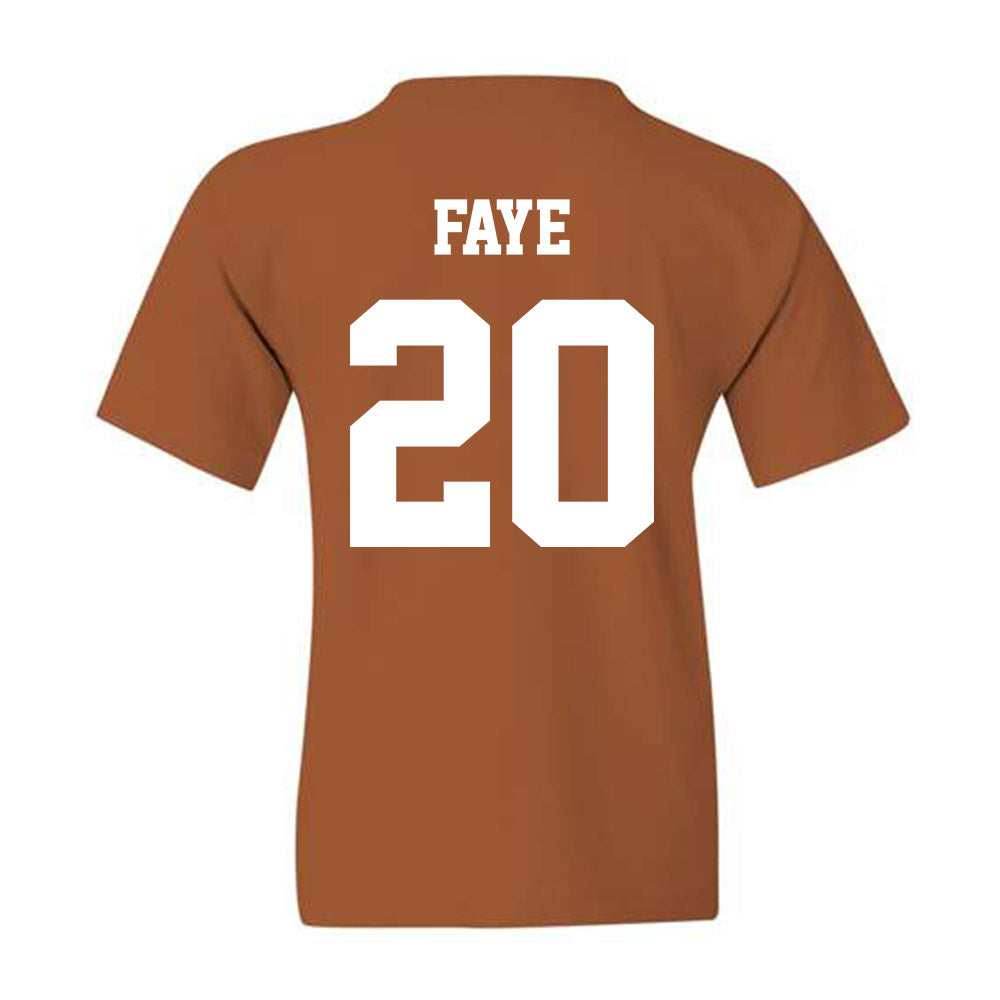 Texas - NCAA Women's Basketball : Khadija Faye - Classic Shersey Youth T-Shirt