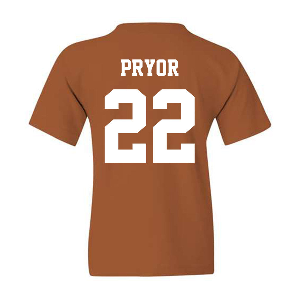 Texas - NCAA Men's Basketball : Devon Pryor - Classic Shersey Youth T-Shirt