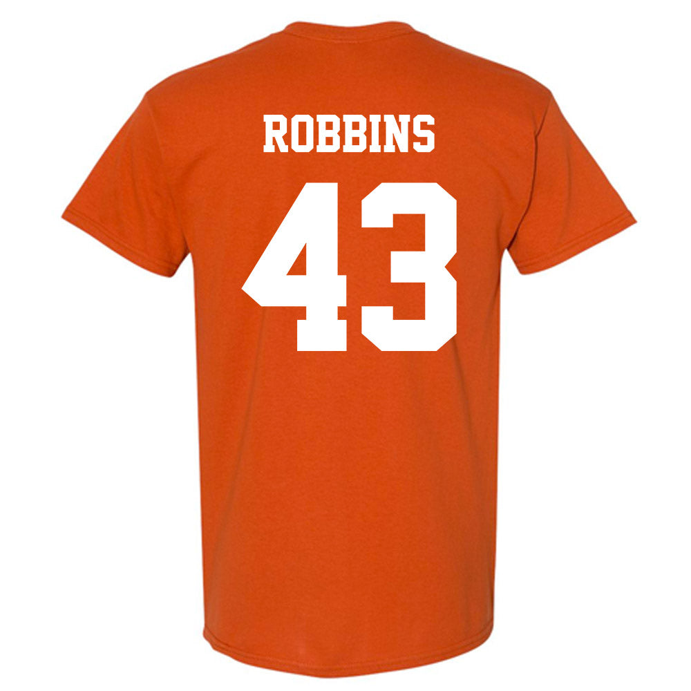 Texas - NCAA Baseball : Aiden Robbins - Classic Shersey T-Shirt-1