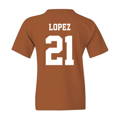 Texas - NCAA Women's Soccer : Antonette lopez - Classic Shersey Youth T-Shirt-1