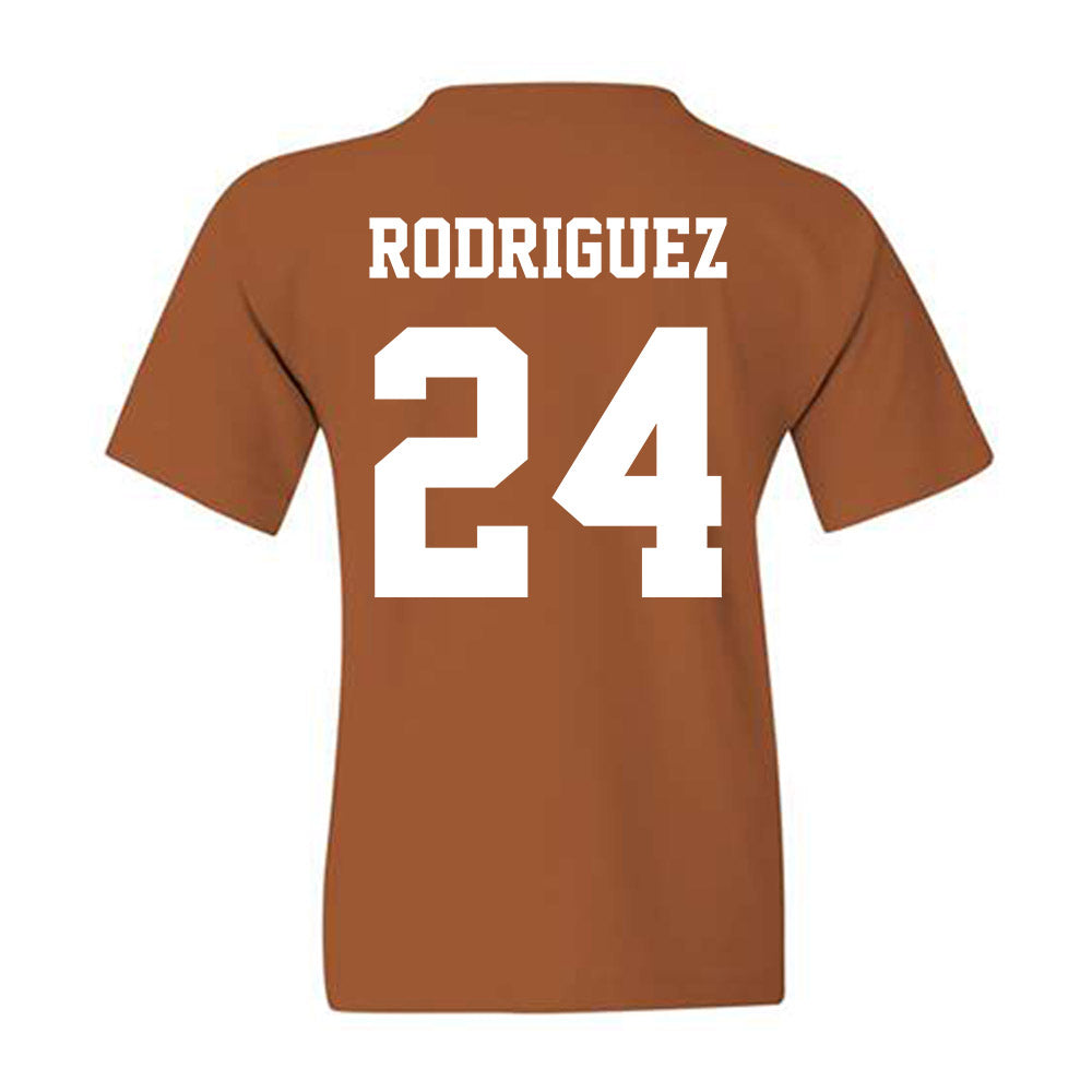 Texas - NCAA Baseball : Adrian Rodriguez - Classic Shersey Youth T-Shirt-1