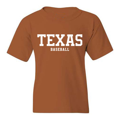 Texas - NCAA Baseball : Jack Paris - Classic Shersey Youth T-Shirt-0