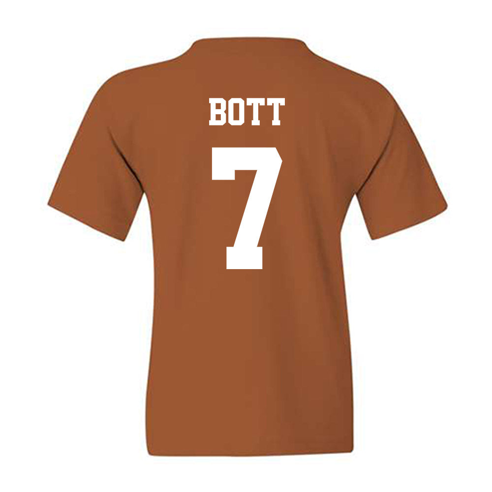 Texas - NCAA Men's Basketball : Cole Bott - Classic Shersey Youth T-Shirt-1