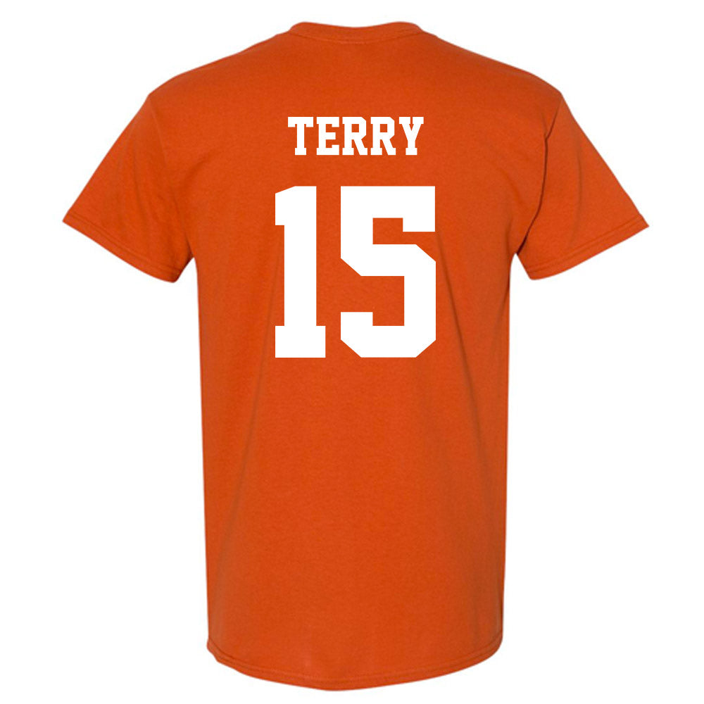 Texas - NCAA Football : Justus Terry - Classic Shersey T-Shirt-1