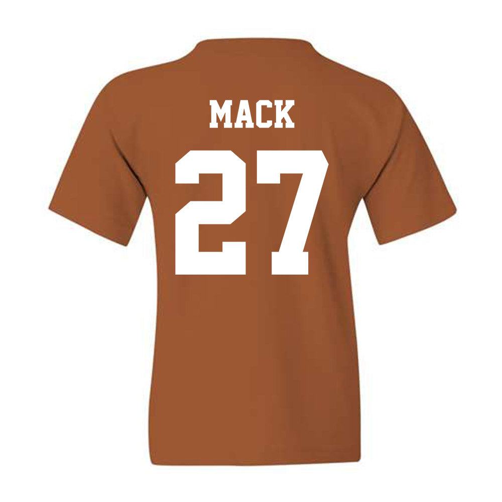 Texas - NCAA Football : Wardell Mack - Classic Shersey Youth T-Shirt