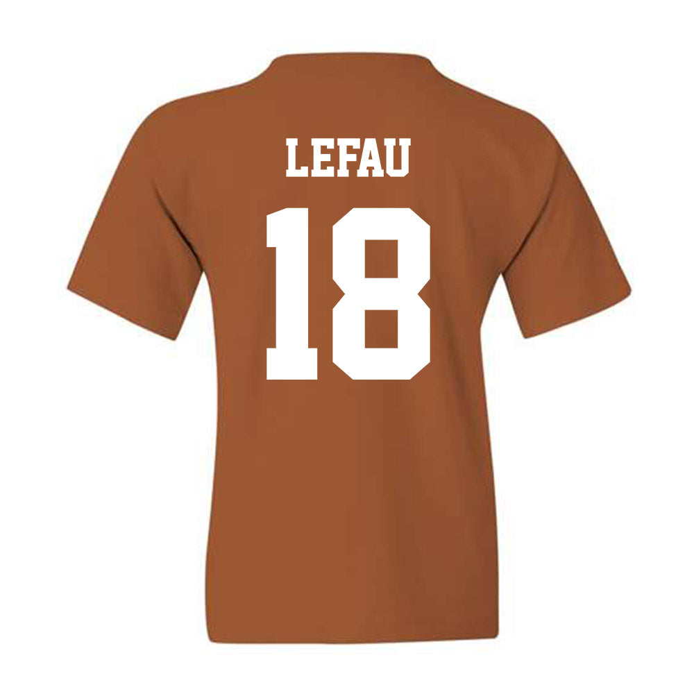 Texas - NCAA Football : Liona Lefau - Classic Shersey Youth T-Shirt