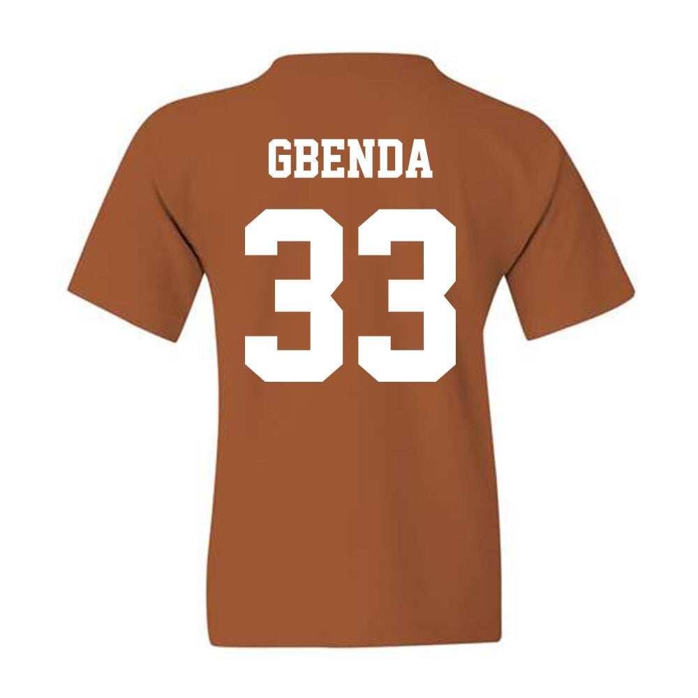 Texas - NCAA Football : David Gbenda - Classic Shersey Youth T-Shirt