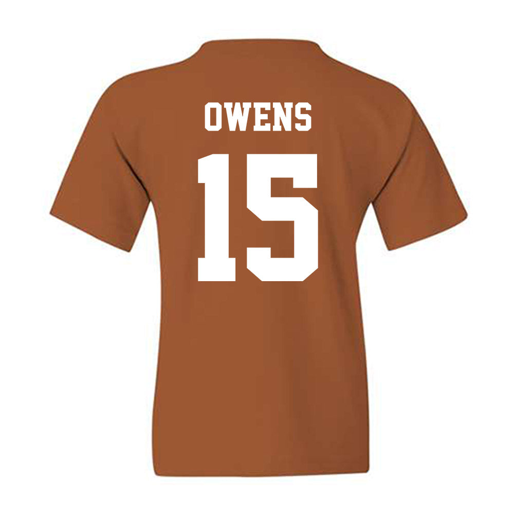 Texas - NCAA Football : Trey Owens - Classic Shersey Youth T-Shirt-1