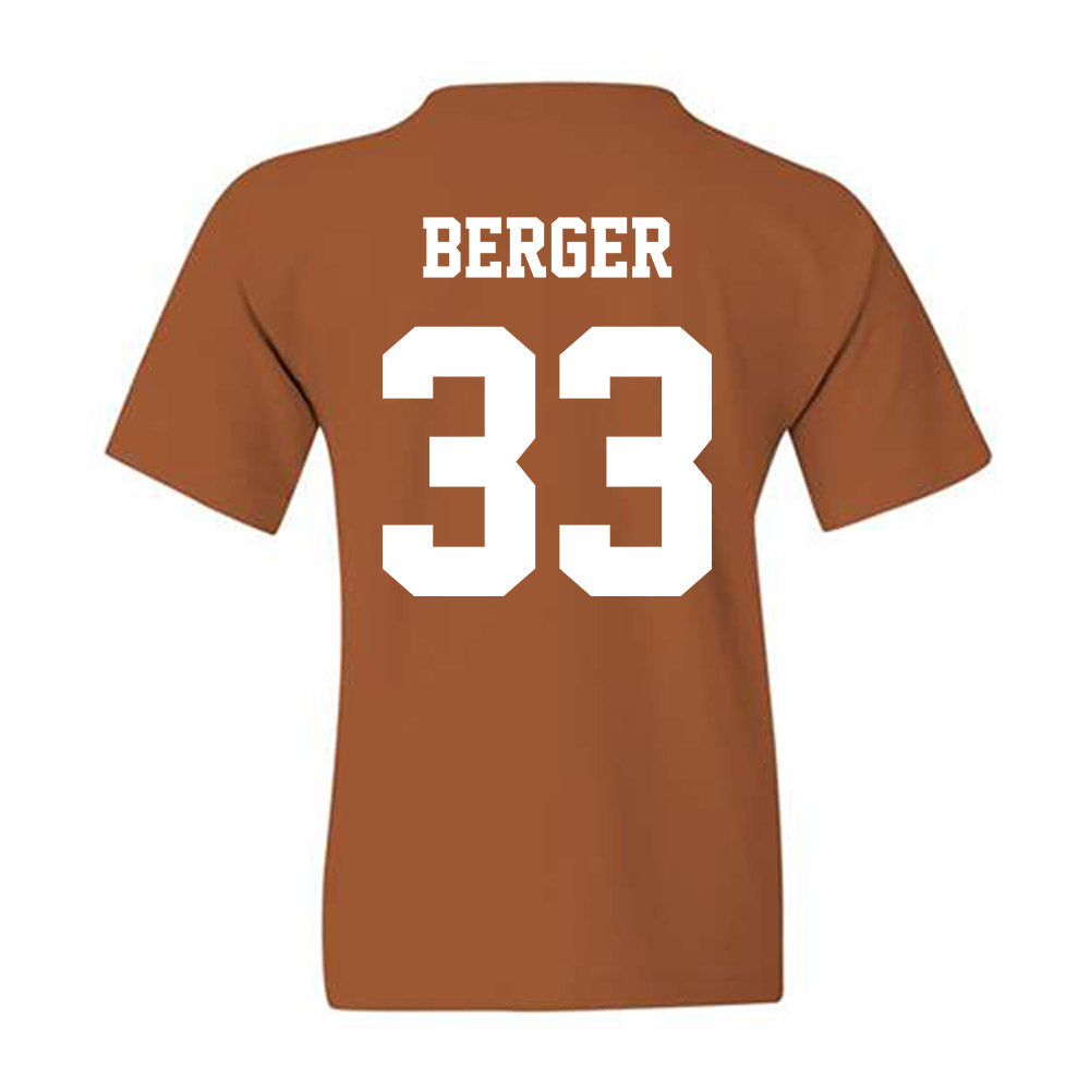 Texas - NCAA Football : Carson Berger - Classic Shersey Youth T-Shirt-1