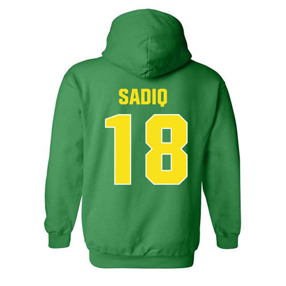 Oregon - NCAA Football : Kenyon Sadiq - Sports Shersey Hooded Sweatshirt-1
