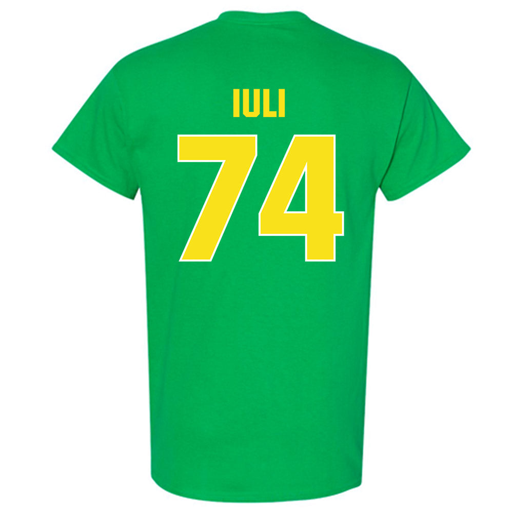 Oregon - NCAA Football : Dave Iuli - Sports Shersey T-Shirt-1