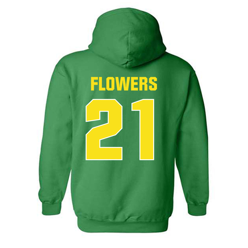 Oregon - NCAA Football : Aaron Flowers - Sports Shersey Hooded Sweatshirt