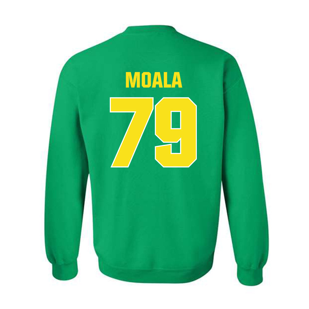 Oregon - NCAA Football : Lipe Moala - Sports Shersey Crewneck Sweatshirt-1