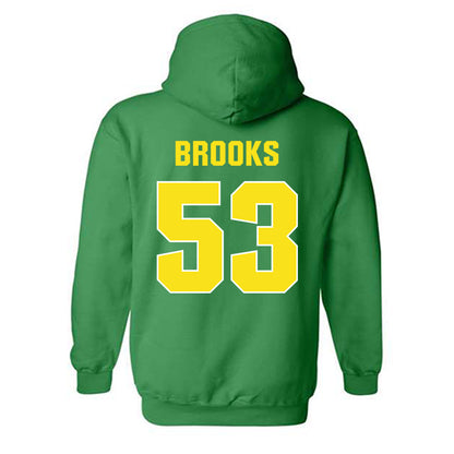 Oregon - NCAA Football : Devin Brooks - Sports Shersey Hooded Sweatshirt-1