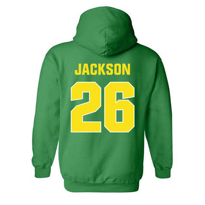 Oregon - NCAA Football : Devon Jackson - Sports Shersey Hooded Sweatshirt-1