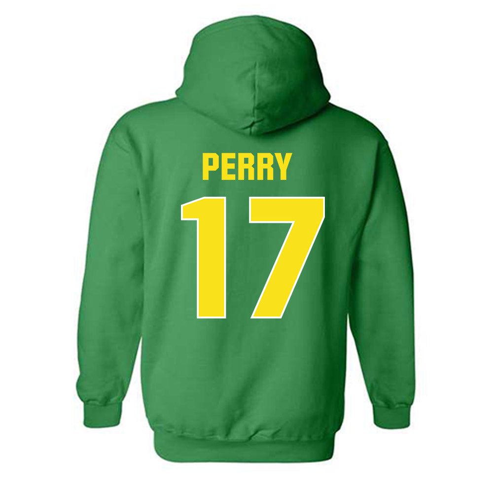Oregon - NCAA Football : Cooper Perry - Sports Shersey Hooded Sweatshirt-1