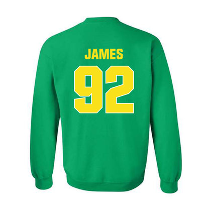 Oregon - NCAA Football : Ross James - Sports Shersey Crewneck Sweatshirt-1