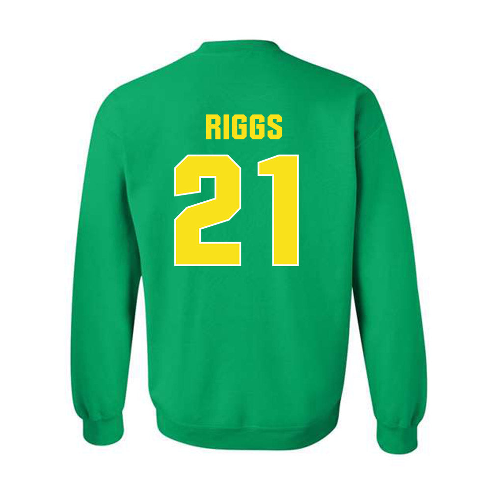 Oregon - NCAA Football : Da'Jaun Riggs - Sports Shersey Crewneck Sweatshirt-1