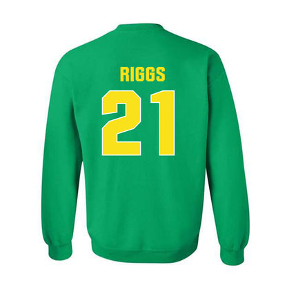 Oregon - NCAA Football : Da'Jaun Riggs - Sports Shersey Crewneck Sweatshirt-1