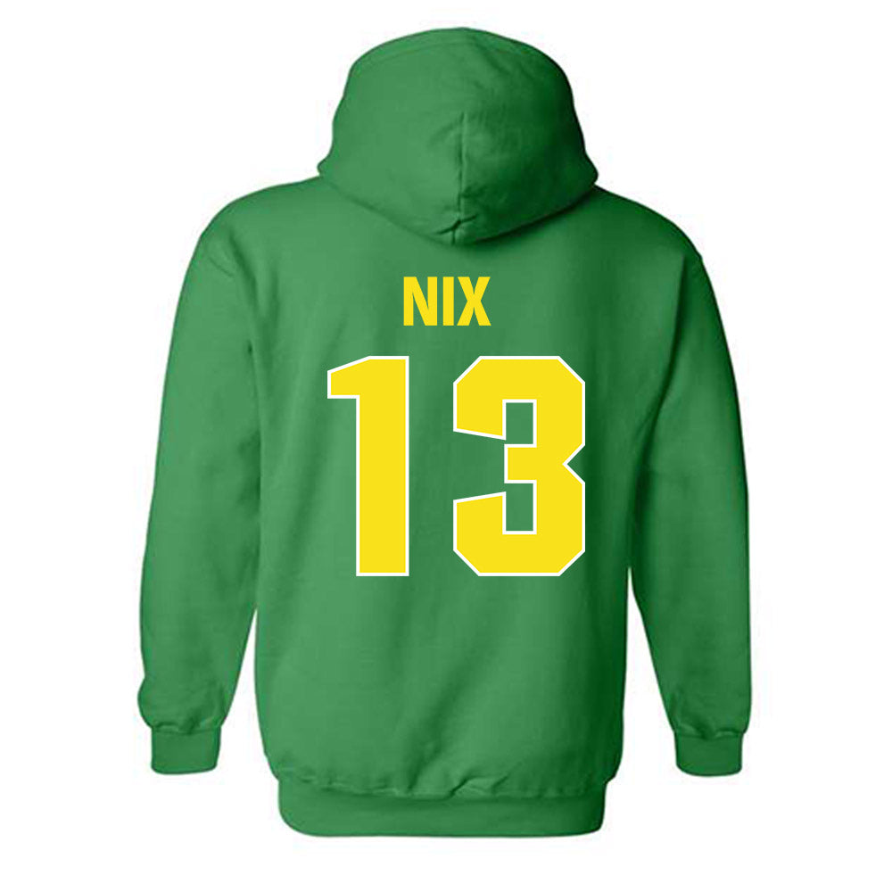 Oregon - NCAA Football : Gavin Nix - Sports Shersey Hooded Sweatshirt-1