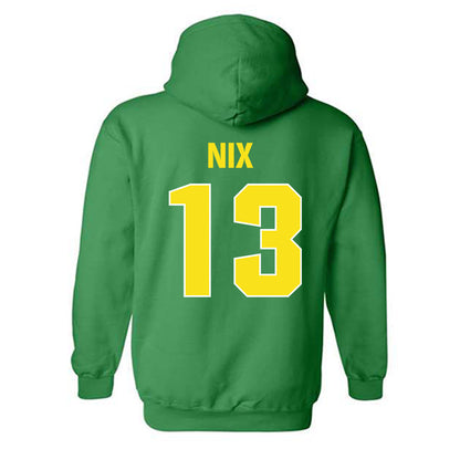 Oregon - NCAA Football : Gavin Nix - Sports Shersey Hooded Sweatshirt-1