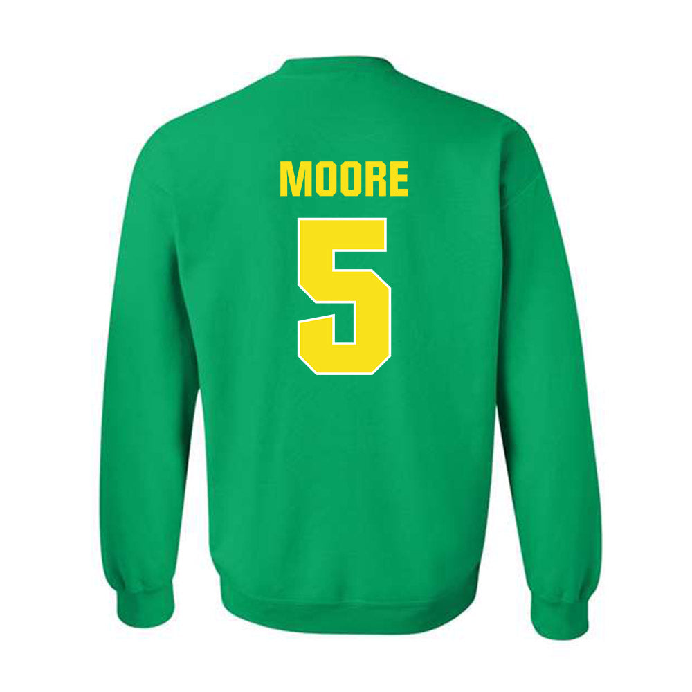 Oregon - NCAA Football : Dante Moore - Sports Shersey Crewneck Sweatshirt-1