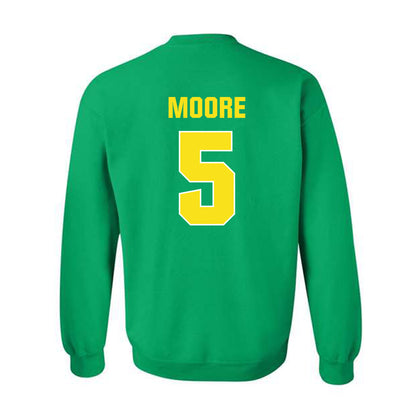Oregon - NCAA Football : Dante Moore - Sports Shersey Crewneck Sweatshirt-1