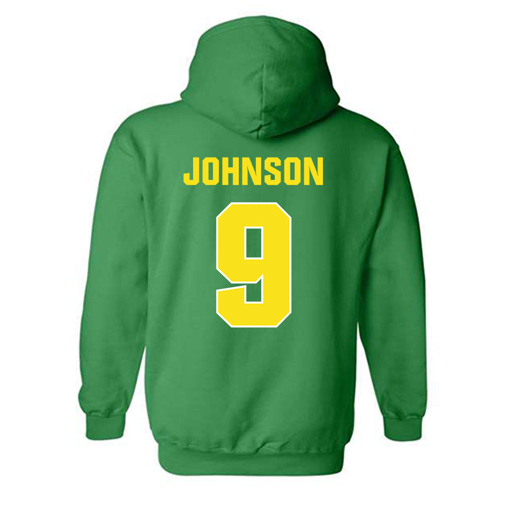 Oregon - NCAA Football : Jamari Johnson - Sports Shersey Hooded Sweatshirt-1