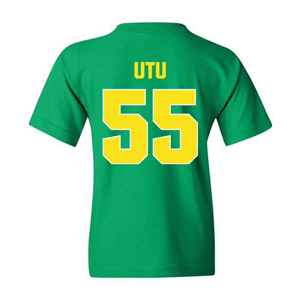 Oregon - NCAA Football : Douglas Utu - Sports Shersey Youth T-Shirt-1