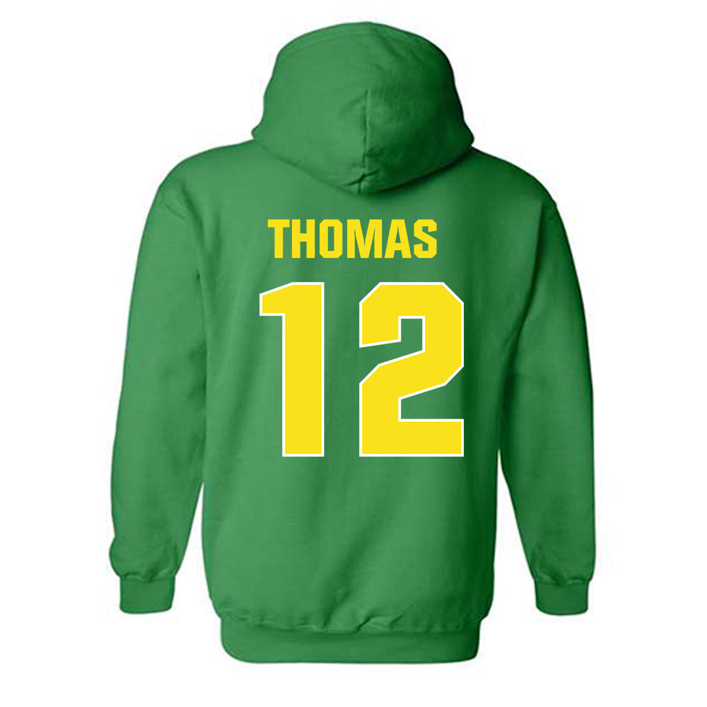 Oregon - NCAA Football : Brock Thomas - Sports Shersey Hooded Sweatshirt-1