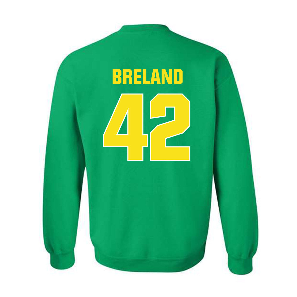 Oregon - NCAA Football : Aydin Breland - Sports Shersey Crewneck Sweatshirt-1