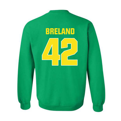 Oregon - NCAA Football : Aydin Breland - Sports Shersey Crewneck Sweatshirt-1