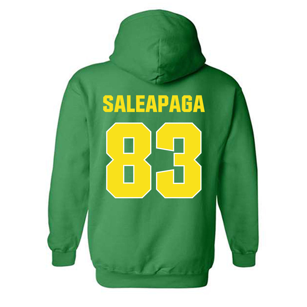 Oregon - NCAA Football : Roger Saleapaga - Sports Shersey Hooded Sweatshirt-1