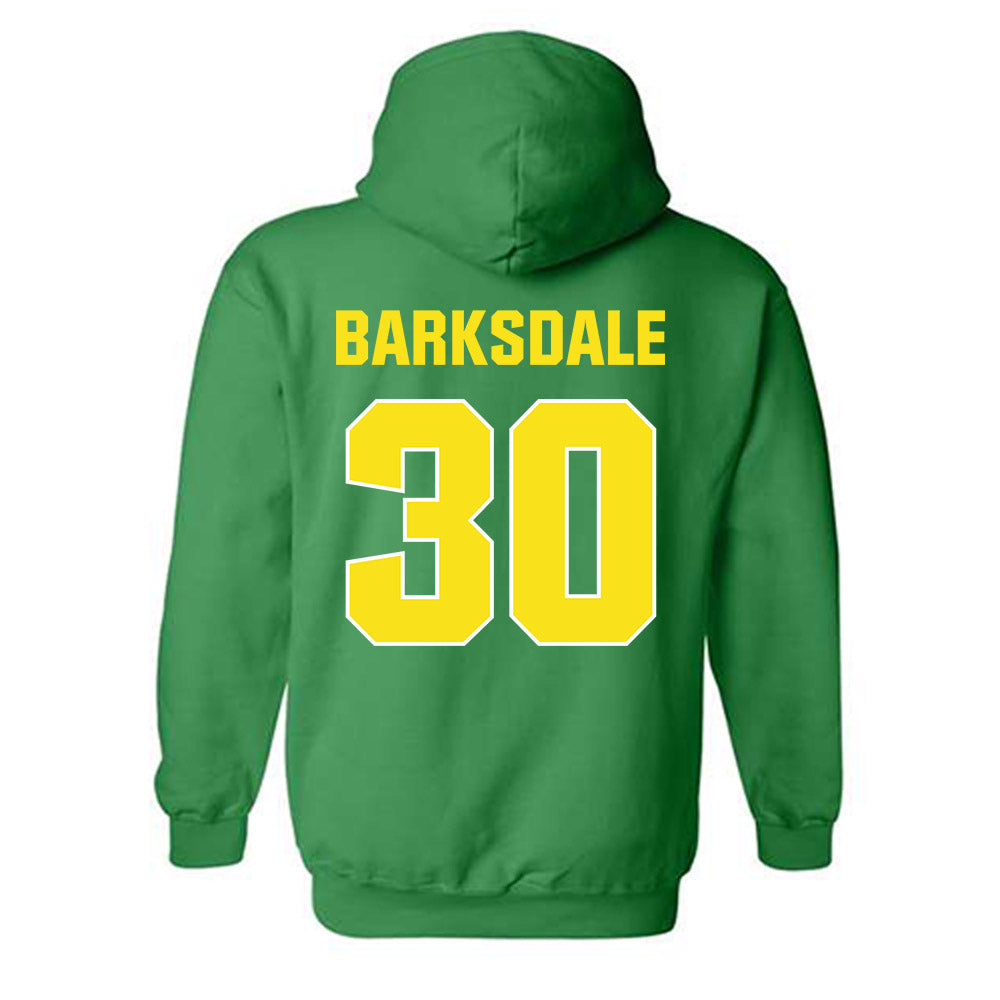 Oregon - NCAA Football : Xavier Barksdale - Sports Shersey Hooded Sweatshirt-1