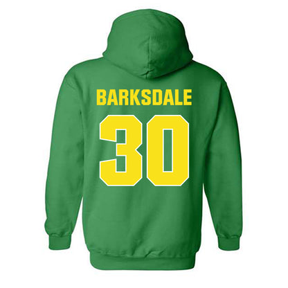 Oregon - NCAA Football : Xavier Barksdale - Sports Shersey Hooded Sweatshirt-1
