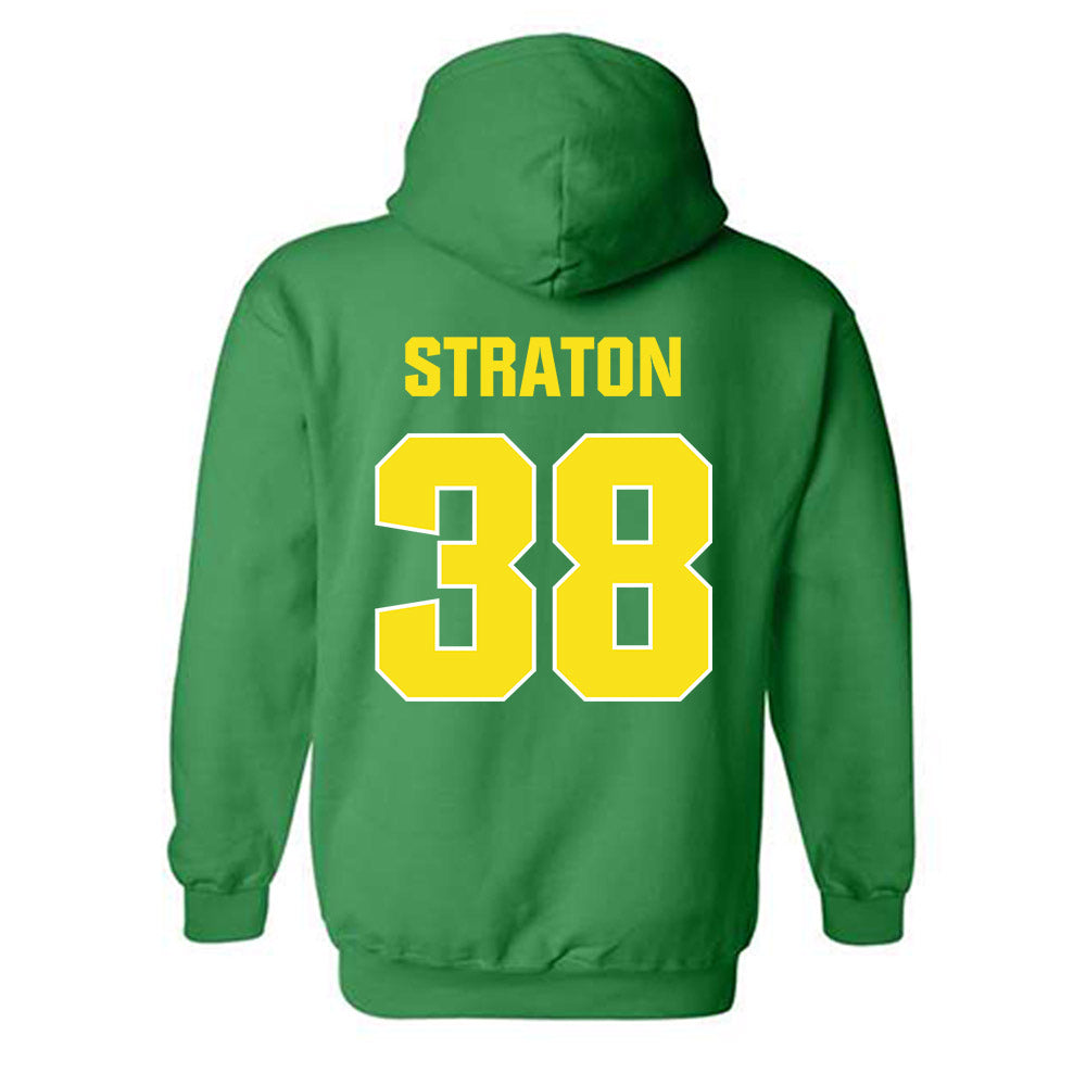 Oregon - NCAA Football : Will Straton - Sports Shersey Hooded Sweatshirt-1