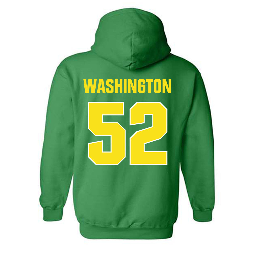 Oregon - NCAA Football : A'Mauri Washington - Sports Shersey Hooded Sweatshirt-1